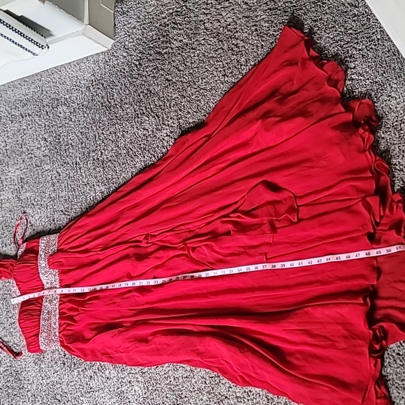 STUNNING MAY QUEEN COUTURE RED BLING PAGENT/PROM DRESS - Picture 14 of 14